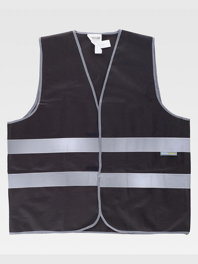 REFLECTIVE BANDS VEST - Black / XS