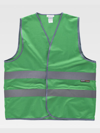 REFLECTIVE BANDS VEST - Herb Green / XS