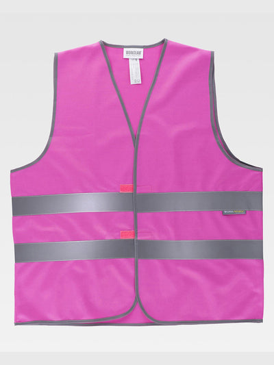 REFLECTIVE BANDS VEST - Pink / XS