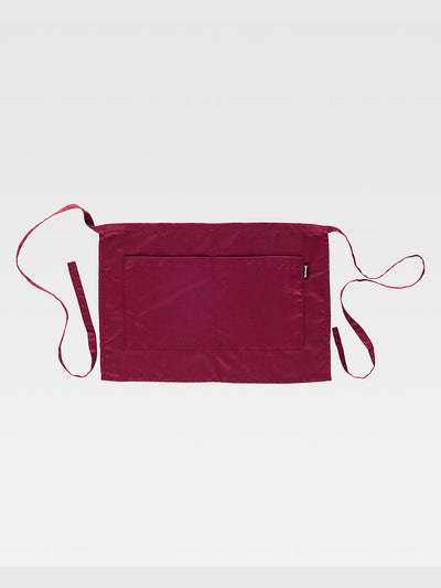 SHORT FRENCH APRON - Maroon / XS