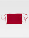 SHORT FRENCH APRON - Red / XS