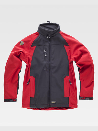 SOFTSHELL - Black/Red / S