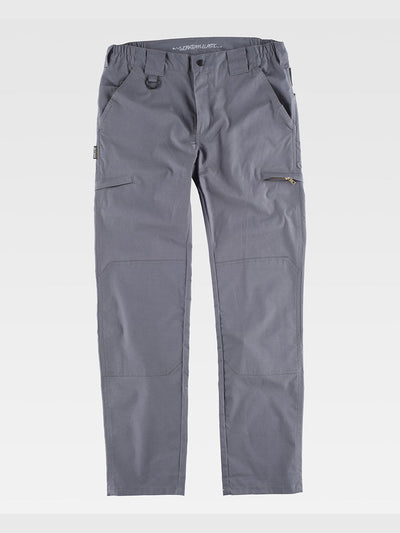 STRETCH WORK TROUSERS - Dark Gray / S