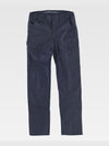 STRETCH WORK TROUSERS - Marine / S