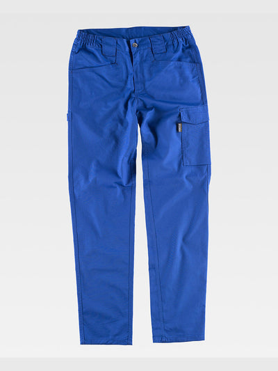 STRETCH WORK TROUSERS - Royal Blue / M