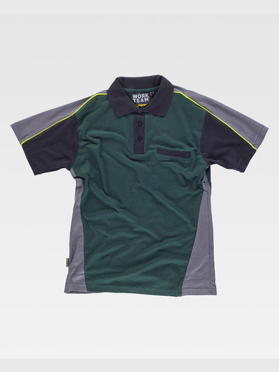 TECHNICAL SHORT SLEEVE POLO SHIRT - Green / M