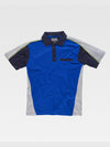 TECHNICAL SHORT SLEEVE POLO SHIRT - Royal Blue / M