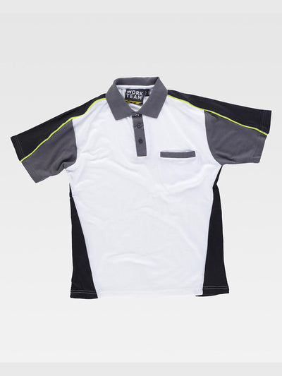TECHNICAL SHORT SLEEVE POLO SHIRT - White / M