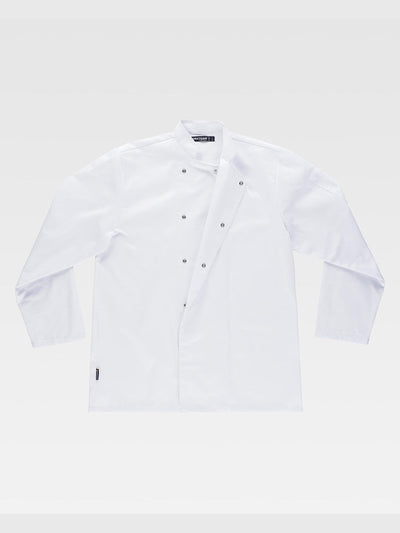 UNISEX LONG SLEEVE CHEF JACKET WASH 65Â° - White / S