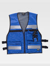 UNISEX MULTI-POCKET VEST - Royal Blue / XS