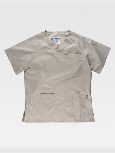 UNISEX SET WITH JACKET + TROUSERS - Beige / XS