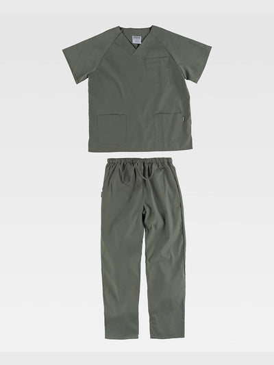 UNISEX SET WITH JACKET + TROUSERS - Olive / XS