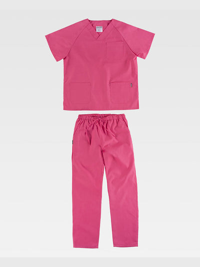 UNISEX SET WITH JACKET + TROUSERS - Pink / XS