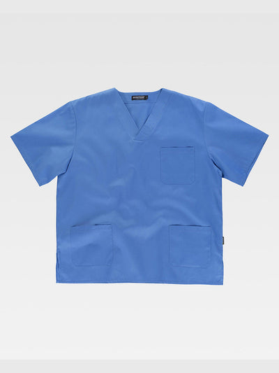 UNISEX SHORT SLEEVE JACKET - Blue / XS