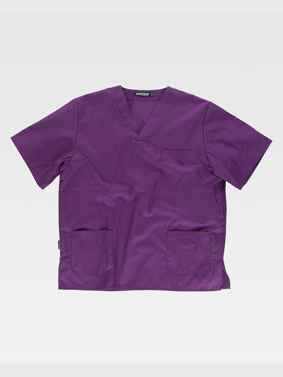 UNISEX SHORT SLEEVE JACKET - Purple / XS