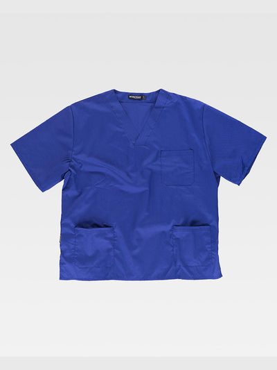 UNISEX SHORT SLEEVE JACKET - Royal Blue / XS