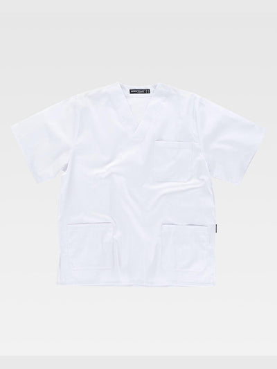 UNISEX SHORT SLEEVE JACKET - White / XS