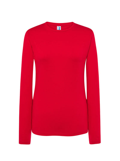 WOMEN’S REGULAR LONG SLEEVE T-SHIRT - RD / S