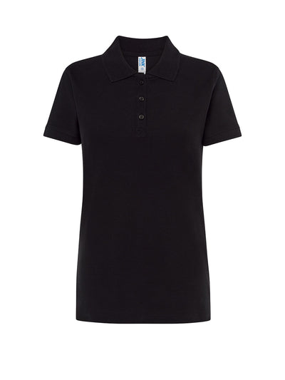 WOMEN’S SHORT SLEEVE REGULAR POLO SHIRT - BK / S