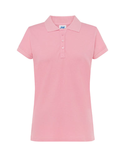 WOMEN’S SHORT SLEEVE REGULAR POLO SHIRT - PK / S