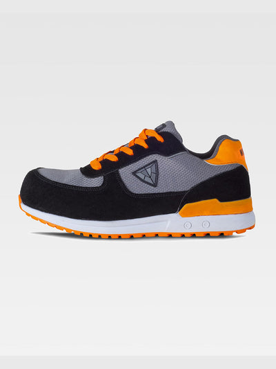 WORK SHOE S1P SRA - Black/Orange / XS