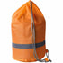 High visibility polyester bag with reflecting stripe. Size 39 x 44 x 23 cm
