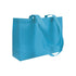 Heat-sealed 70 g/m2 non-woven fabric shopping bag with bottom gusset and long handles. Product size 35 X 25 X 10 CM