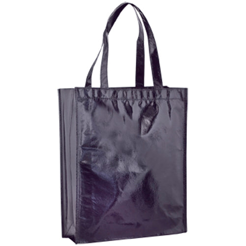 Laminated non-woven bag in in 80g/m2 with metallic finish