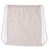 Drawstring backpack in 100% cotton fabric with soft finish in natural color
