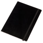 Notebook with soft touch covers in bright cardboard in an original colors