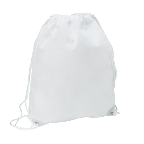 Drawstring backpack in soft non-woven material