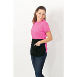 Apron for waist in 100% polyester material with soft finish in bright tones