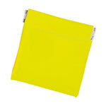 Rectangular coin purse with soft body in PVC in varied bright fluorescent colors