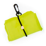Folding bag in resistant and soft polyester 190T in bright fluorescent colors