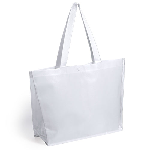 High quality bag in laminated non-woven with metallic finishing of 150g/m2
