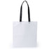 Non-woven bag in 80g/m2, in combination of white body with handles in varied bright tones