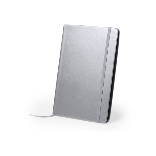 PU leather notepad in eye catching metallic colors