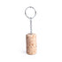 Oenologist keychain in natural cork for lovers of wine and the ecological products manufactured with natural materials