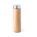 High quality and high capacity bottle -500ml-, with body in bamboo and inside in stainless steel